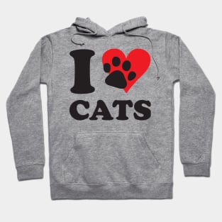 I Love Cats Hoodie